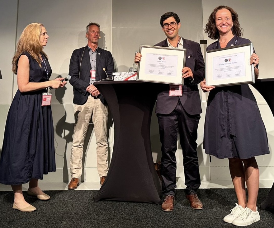 Sveriges första ackrediterade akut- och traumakirurger Karolina Helczynska-Hultman och Daniel Ansari. Kirugveckan 2025.