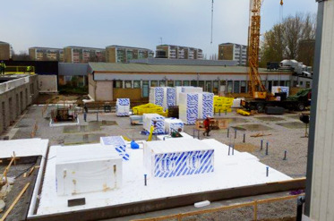 Gläntanskolan - stommen är på plats Gläntanskolan - stommen är på plats