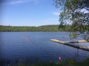 Badplatsen vid Asasjön Badplatsen vid Asasjön
