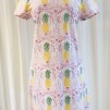 Solbritt klänning Pastell Ananas - XX Large