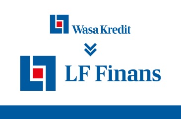 Wasa Kredit blir LF Finans – en tydligare del av Länsförsäkringar. Efter mer än 25 år som en del av Länsförsäkringar byter finansbolaget Wasa Kredit namn till LF Finans. Det nya namnet, LF Finans, markerar på ett tydligt sätt kopplingen till Länsförsäkringars helhetserbjudande inom bank och försäkring.