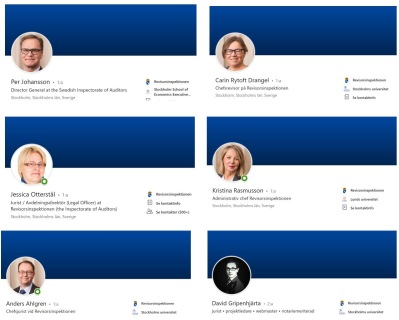 LinkedIn intern profil Revisorsinspektionen LinkedIn intern profil Revisorsinspektionen