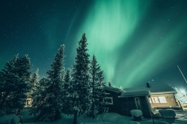 Northern Lights in Jukkasjärvi. Credits:  Asaf Kliger/imagebank.sweden.se