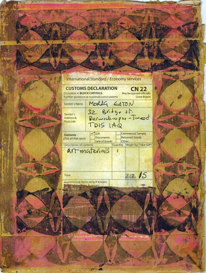 Customs declaration, work made by Mats Wikström during the residency