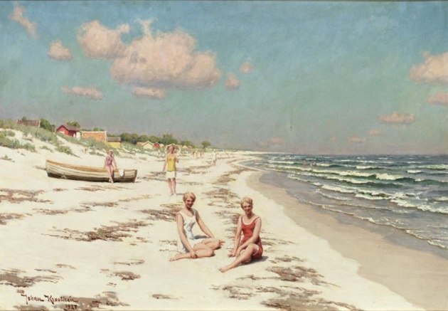Kvinnor på stranden i Falsterbo 1927, Bukowskis Kvinnor på stranden i Falsterbo 1927, Bukowskis