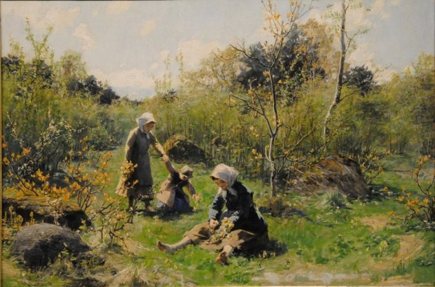 Vårlandskap i Ryd 1884, Norrköpings konstmuseum Vårlandskap i Ryd 1884, Norrköpings konstmuseum
