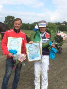 Tränarchampion Daniel Wikberg, kuskchampion Micael Melander 2017 Tränarchampion Daniel Wikberg, kuskchampion Micael Melander 2017