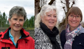 Sylvia Johansson, Rita Larsson och Pia Holmberg