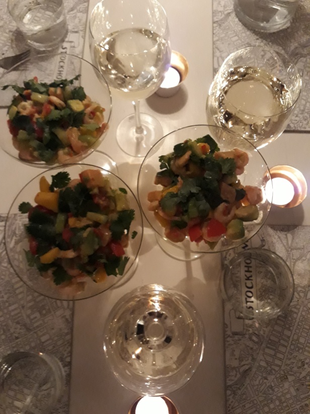 Ljuvligt god mat blev jag bjuden på hemma hos Mia. Ljuvligt god mat blev jag bjuden på hemma hos Mia.