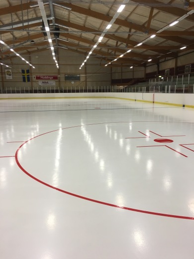 Visätra Ice rink, Huddinge, after our renovation of the ice rink.