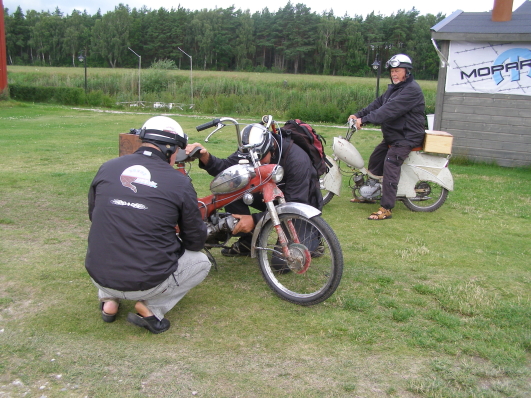 Mopedträff i När Mopedträff i När