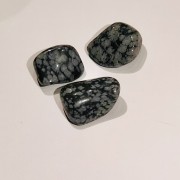 Obsidian, snöflinge ca 20-25 mm
