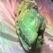 Opal grön, rå