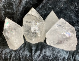 Bergkristall råa spetsar - 170-250 gr