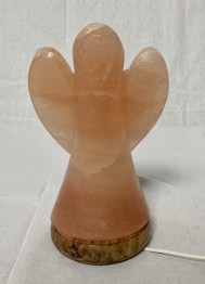 Lampa Ängel, av saltkristall - Änglalampa ca 20 cm