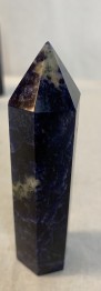 Sodalit, polerade spetsar - H. ca 10 cm 90 gr