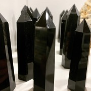 Obsidian polerad spets/torn