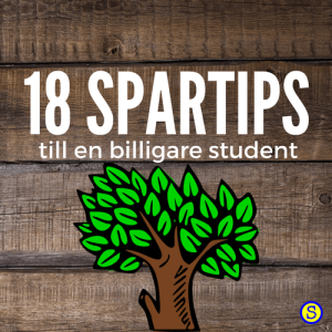 Banner till Studenternas. 18 Spartips till en billigare student. Banner till Studenternas. 18 Spartips till en billigare student.
