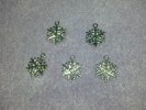 Snöflinga/Snowflake Silver 15x20mm