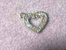 Hjärta med strasstenar/Heart with rhinstones