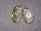Oval glaspärla/Oval glass pearl