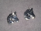 Hästhuvud/Horse head Silver (30x26mm) (a)