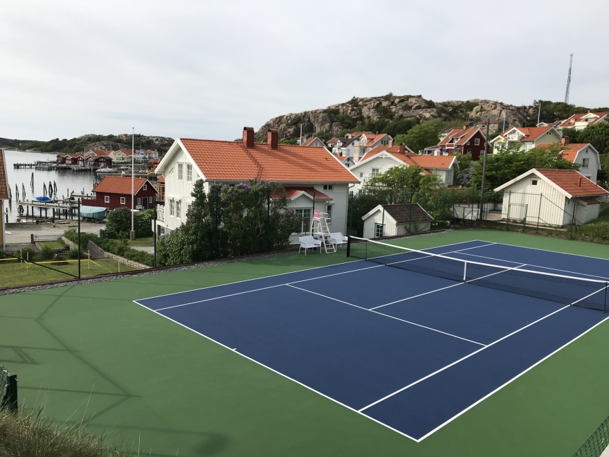 Vår helt nya hardcourt tennisbana från GreenSet, störst på ATP-touren. Vår helt nya hardcourt tennisbana från GreenSet, störst på ATP-touren.