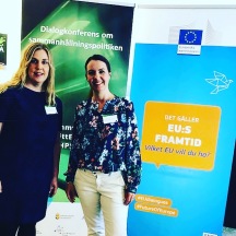 Johanna Thagemark, verksamhetsutvecklare och Annica Falk, projektchef berättar om MIA-projektet i olika forum Johanna Thagemark, verksamhetsutvecklare och Annica Falk, projektchef berättar om MIA-projektet i olika forum