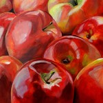 Äpplen, Olja 105 x 125 cm