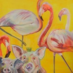 Akryl 100 x 100 cm