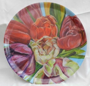 Tulpan, rund 38 cm - 