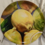 Citroner, rund 38 cm
