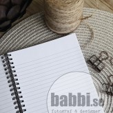 Linjerade blad