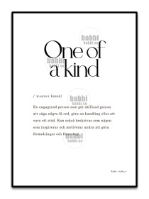 One of a kind