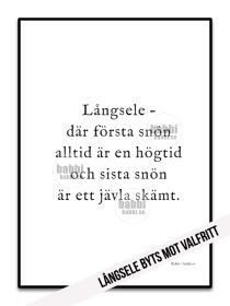 Långsele där första snön