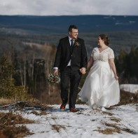 Vinter längst upp vid hotellet