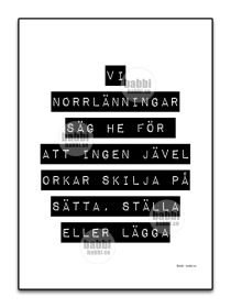 Vi norrlänningar säg