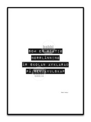 Som en riktig norrlänning