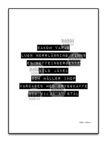 Bakom varje lugn norrlänning, bryggkaffe