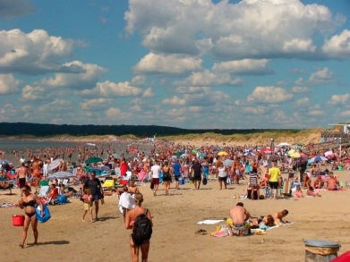 Östra stranden. Östra stranden.