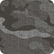 Bomullstyg kamouflagemönster svart (Robert Kaufman)