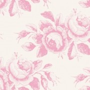 Bomullstyg rosa rosor (Tilda Old Rose)