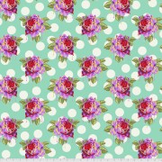 Bomullstyg Painted Roses (Tula Pink)