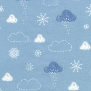Flanell blå moln (Winter Days)