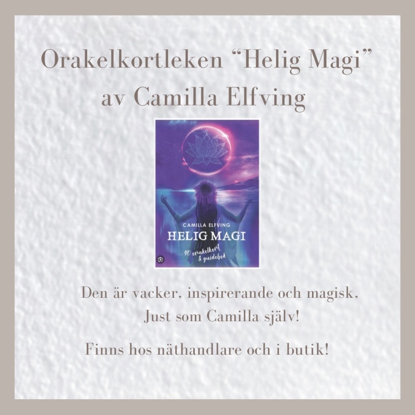 Spirituella julklappstips, Orakelkortleken Helig Magi av Camilla Elfving
