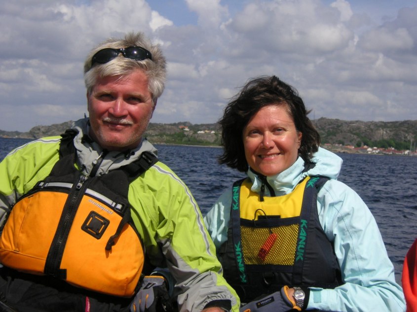 Berndt och Monica norr om Lavön