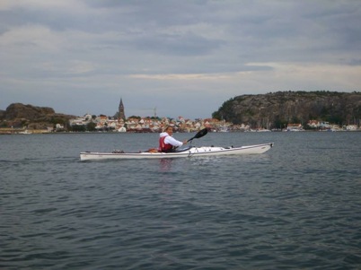 ...och Maria på väg hem till Sälvik