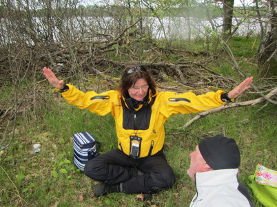 Lisen instruerar yoga...