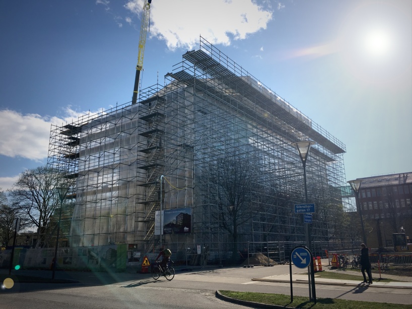 Väderskydd på Chalmers område i Göteborg Väderskydd på Chalmers område i Göteborg