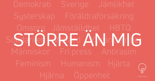 Rävsaxwn blogginlägg: Större än mig Rävsaxwn blogginlägg: Större än mig